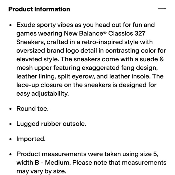 NB 327 sneakers - Picture 8 of 8